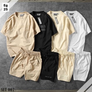 ชุดเซ็ต ESSENTIALS เสื้อ+กางเกงขาสั้น ใส่ได้ทั้ง ชาย หญิง ส่งฟรี