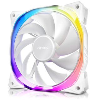 *รุ่นใหม่* ANTEC Fusion 120 ARGB WHITE Single Pack Mainboard Sync with 5V-3PIN 120mm PWM FAN