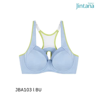 Jintana สปอร์ตบรา มีโครง รุ่น Active รหัส JBA103 ใส่สบาย กระชับ ระบายอากาศดี กระชับทุกการเคลื่อนไหว