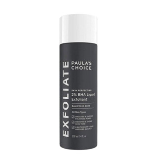 PAULAS CHOICE 2% BHA LIQUID Exfoliant Salicylic Acid เซรั่มบํารุงผิวหน้า บํารุงผิวกาย เซรั่มลดเลือนริ้วรอย