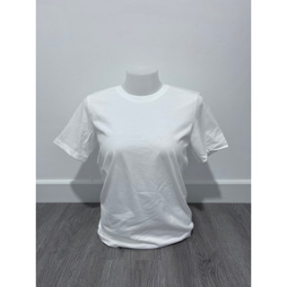 เสื้อยืดขาวดำพร้อมส่ง(ผ้าคัตตอน)