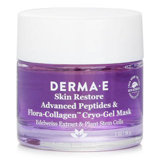 DERMA E เปปไทด์ขั้นสูง &amp; Flora-Collagen Cryo-Gel Mask - 56g/2oz