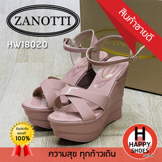 🚚ส่งเร็ว🚛ส่งด่วนจ้า✨มาใหม่จ้า😆รองเท้ารัดส้นสูงหญิง ZANOTTI (เบอร์35-40) รุ่น HW18020 ส้น 5 นิ้ว Soft and comfortable