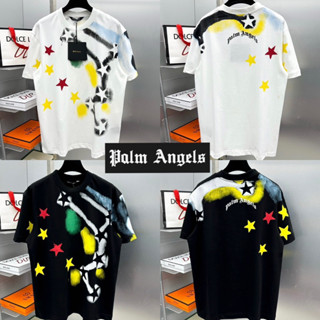 PALM ANGELS T-SHIRT UNISEX 🖤🤍 เสื้อยืด PALM ANGELS 🏷️Hiend 1:1 cotton 💯 ร้านค้าจัดส่งไว