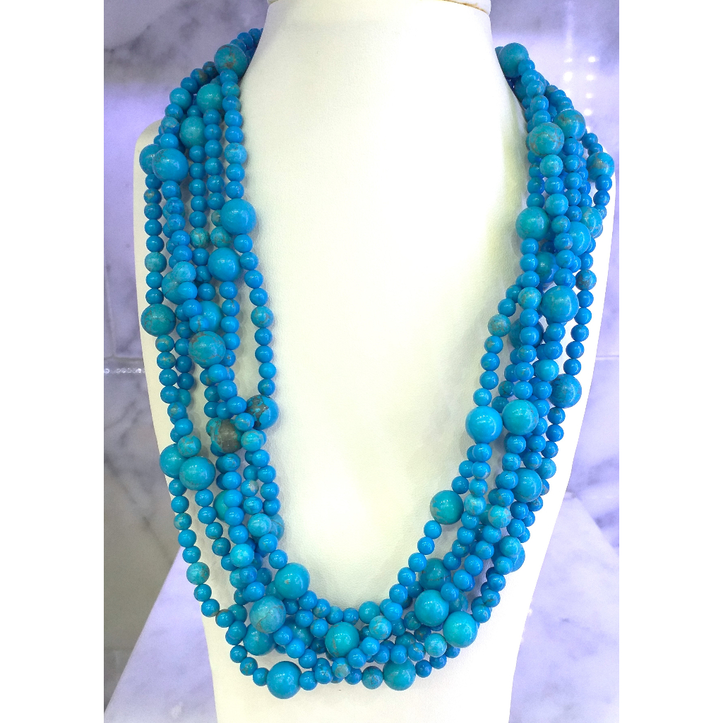 สร้อยคอหินเทอควอยช์ STN-53 Turquoise