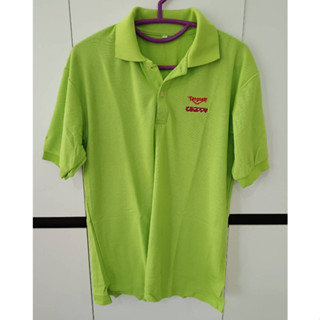 เสื้อ polo เสื้อคอปก สีเขียว ตัวใหญ่ ใส่สบาย รอบอก 40 นิ้ว เสื้อผ้ามือสอง สภาพดี เคลียร์ตู้