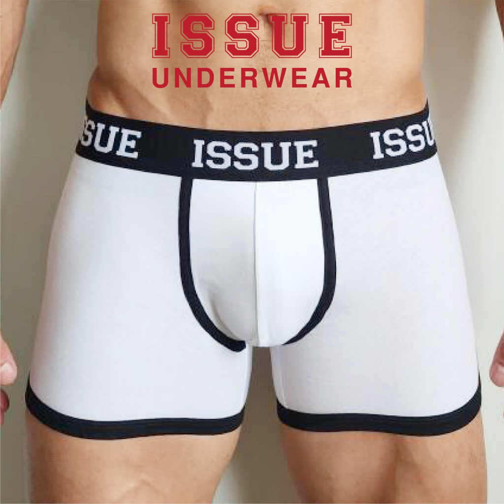 ISSUE UNDERWEAR  Trunk Basic  กางเกงชั้นในชาย สีขาว