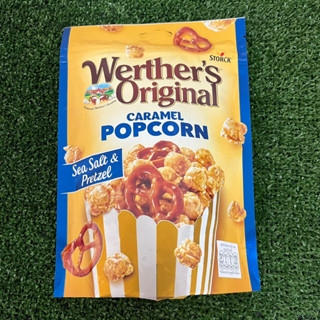 WERTHER"S ORIGINAL CARAMEL POPCORN SEA SALT &amp; PRETZEL 140 G.