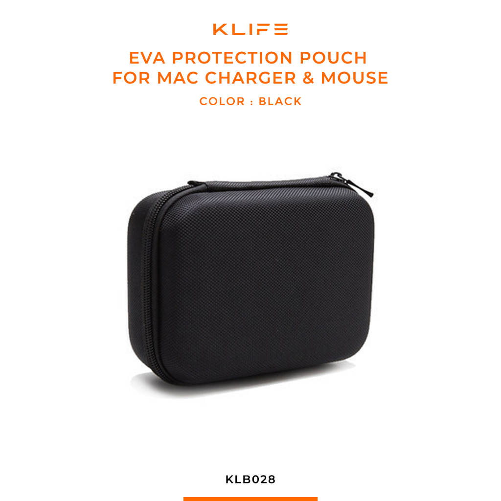 พร้อมส่ง🔥กระเป๋าสายชาร์จพกพา KLIFE EVAPROTECT MacCharger&mouse กระเป๋าเก็บหูฟัง,สายชาร์จ,เมาส์