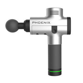 Fitness Fascia Gun ปืนนวด phoenix 6หัว A2 สีเทา พร้อมกระเป๋า ประกัน 3 เดือน