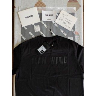 พร้อมส่ง🎉 Team Wang Standard T-shirt เสื้อยืด ทีมหวัง โลโก้ดำ ไซส์ 0 มือ 1 ของครบ ของแท้