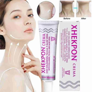 Xhekpon Neck Cream ครีมยกกระชับ ครีมบำรุงคอ กระชับคอ ลดรอยย่น คอเนียน 40g