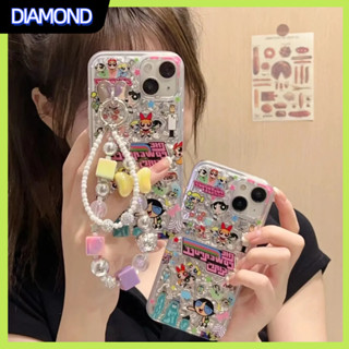 💲คูปองเคลม💲เคสไอโ case for iphone 11 12 สาวบ้าๆบอๆ พร้อมโซ่ เคส 14 13 12 11 pro max วัสดุ imd การป้องกันอย่างเต็มที่