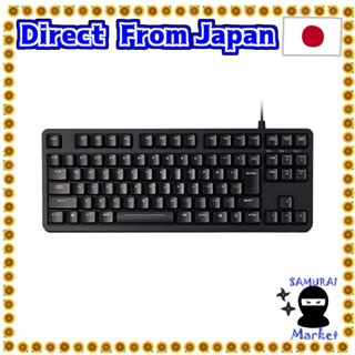 【Direct From Japan】 ELECOM Gaming Keyboard Cable Roll Over Compatible Japanese Language Semiary 50 million High Endurance Black TK-G01UKBK