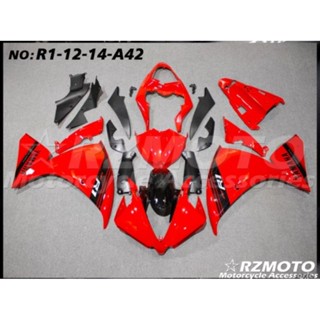 ชุดแฟริ่ง yamaha r1 ปี 12 14 ชุดสีแต่งเปลือกมอเตอร์ไซค์วัสดุ abs ครอบเฟรมด้านหน้าหลังขวาซ้ายของแต่งละอะไรต่างๆ