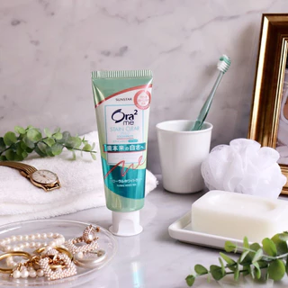 โอราทู มี สเตนเคลียร์ ยาสีฟันกลิ่นชาขาว 125 กรัม/Ora2 Toothpaste Stain Clear Mild Floral White Tea 125 G.