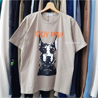 เสื้อยืดสตรีท Oversize ลายหมา Iggy Pop