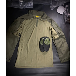 เสื้อ Combat GEN3  สีเขียวRG นปพ งานTomtactical (มีตัวเดียว)