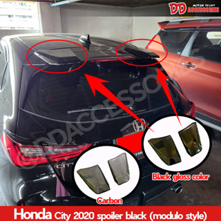 spoiler city 2021 2022 2023 5 ประตู Hatchback มี 2 สี ดำเงา คาร์บอน สำหรับ รถ 5 ประตู เท่านั้น ทรง Mo