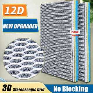 12D NANO FILTER 50x40cm (ใยกรองนาโน12D รุ่นใหม่ เนื้อหนา ทนทาน ดักจับตะกอน สลายของเสีย ลดกลิ่น เป็นที่อาศัยแบคทีเรีย)