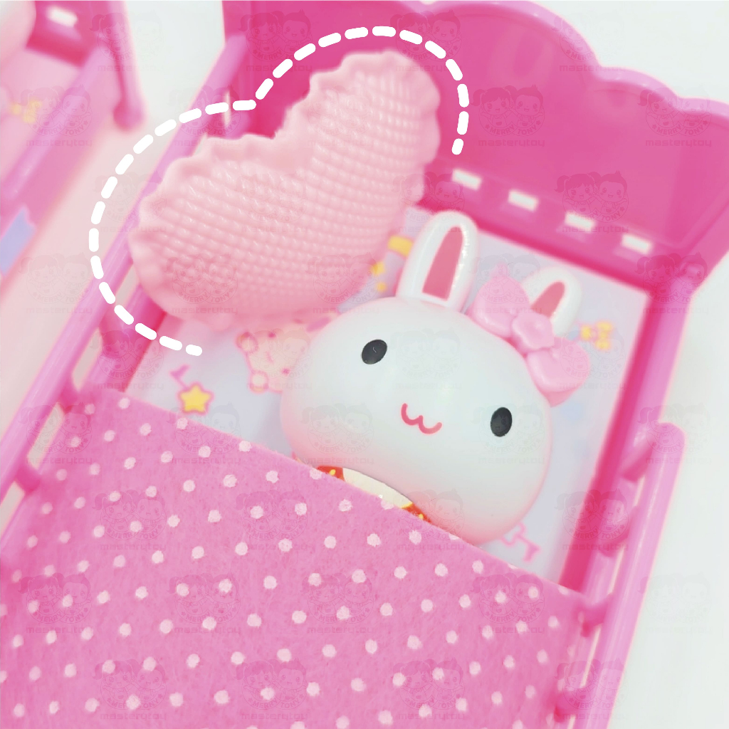 เตียงของเล่น 2 ชั้น Pink Rabbit ลิขสิทธิ์แท้ เตียงของเล่นพิ้งค์แรบบิท 2 ชั้น ของเล่นเด็ก CA060412 ราคา ถูกที่สุด ดีลบีเคเค แกลเลอรีภาพที่ 5