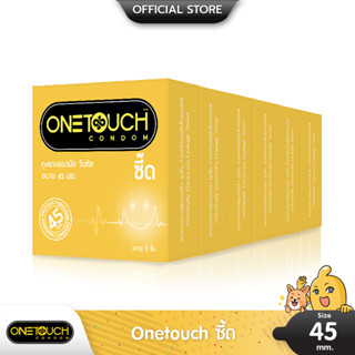 Onetouch ซี๊ด ถุงยางอนามัย ผิวเรียบ ฟิตกระชับ ขนาด 45 มม. บรรจุ 6 กล่อง (18 ชิ้น)