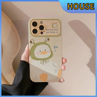 💲คูปองเคลม💲เคสไอโ case for iphone 11 12 เป็ดกบ เคส 14 13 12 11 pro max ปกป้องอย่างเต็มที่และทนทาน ป้องกันการตก