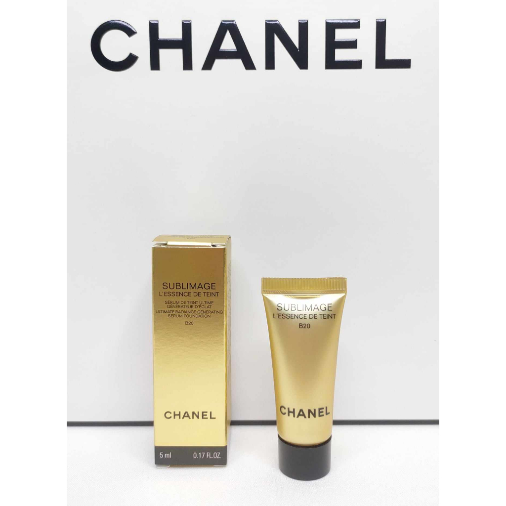 CHANEL SUBLIMAGE L'ESSENCE DE TEINT ของแท้💯 Chanel รองพื้น Chanel beauty Chanel Cosmetic Bag Chanel กระเป๋าเครื่องสำอาง