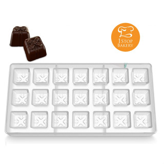 TTM POLY PC1036 Gift Box Chocolate Mold NR.24 / พิมพ์กล่องของขวัญ