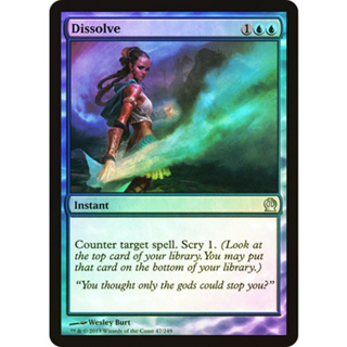 [MTG] Dissolve [THS] [BLUE] [UNCOM] [FOIL] [ENG] (การ์ดเมจิค / Magic the Gathering)