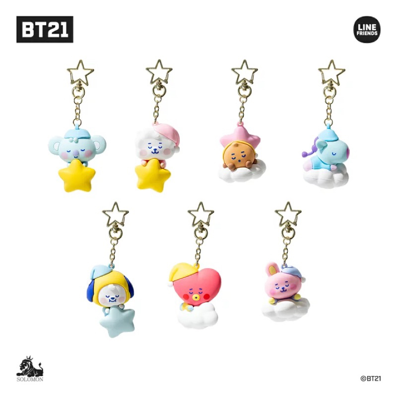 [พร้อมส่ง] พวงกุญแจ BT21 RJ Tata Koya น่ารักๆ แท้ 100 💯%