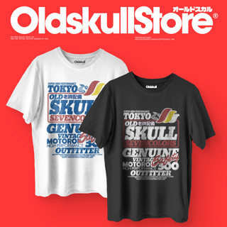 OLDSKULL CLASSIC 2 เสื้อยืดผู้ชาย เสื้อยืด คอกลม แขนสั้น พิมพ์ลาย