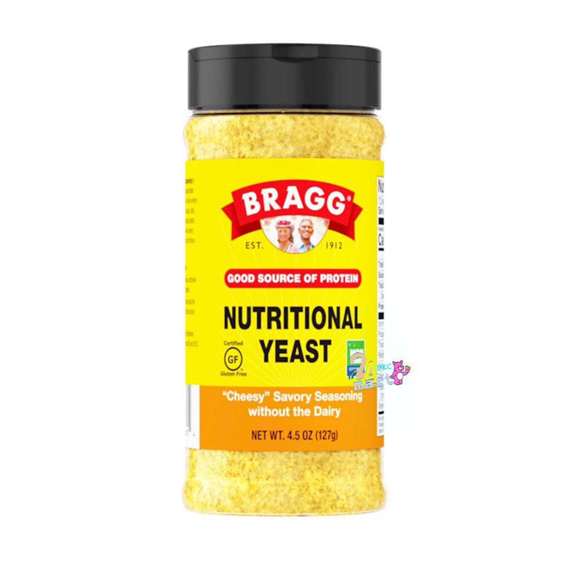 Bragg Premium Nutritional Yeast 127g. นูทริชั่นนอล ยีสต์ แหล่ง วิตามินและโปรตีน 127กรัม