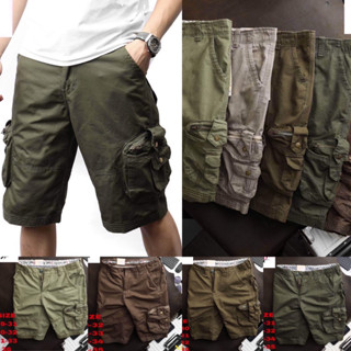 BLUENBIRRY CARGO SHORT PANTS ⛰️ กางเกงขาสั้นผู้ชาย สไตล์คาร์โก้ กางเกงเดินป่า เข้าแคมป์