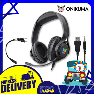 หูฟังเกมมิ่งมือถือ/คอมพิวเตอร์ ONIKUMA GAMING HEADSET RGB 3.5MM รุ่น X16 เปิดบิล Vat ได้พร้อมส่ง