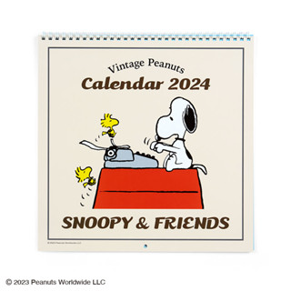 [ส่งตรงจากญี่ปุ่น] ปฏิทินแขวนผนัง 2024 / Sanrio Snoopy ปฏิทินติดผนัง ไซซ์ L ญี่ปุ่น ใหม่