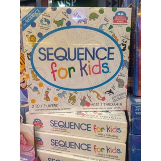 sequence game for kids เกมสำหรับเด็ก กล่องเก็บอย่างดี