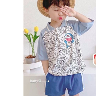 เซ็ทโดรา เอม่อน สีฟ้า  ร้านไทยพร้อมส่ง!! ไม่ต้องรอนาน