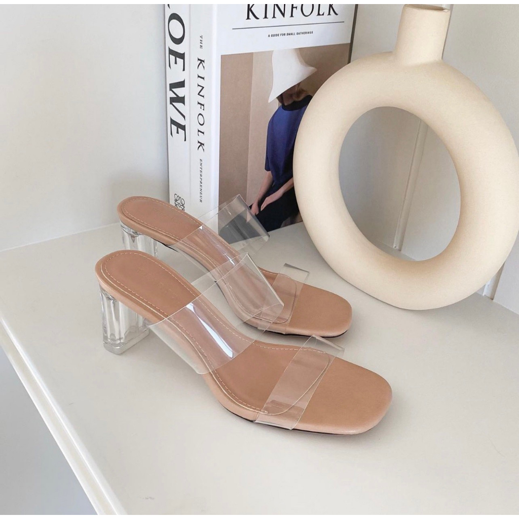 [พร้อมส่ง] WEAR.SOUL #S359-Clear Heels 2.5 Inch