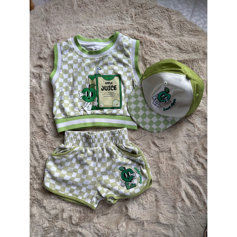 [Use like new] Tiny whale size 18-24 พร้อมหมวก