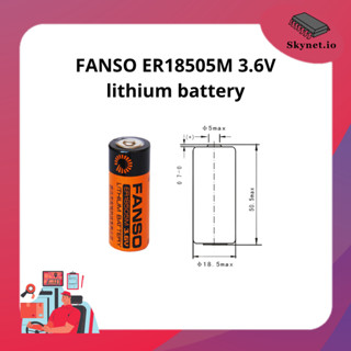 (1 ก้อน) | FANSO ER18505M 3.6V lithium battery