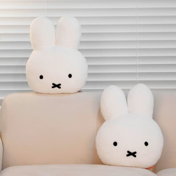 ( พร้อมส่ง ) Miffy Face Cushion หมอนอิงมิฟฟี่