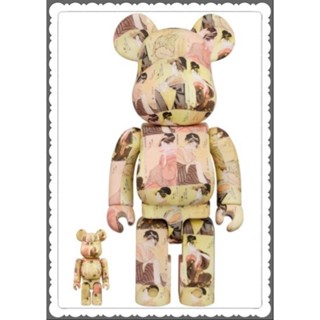 (ของแท้) The British Museum BE@RBRICK KITAGAWA UTAMARO "Tōji zensei bijin-zoroi" 100％ &amp; 400％