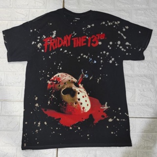 เสื้อยืด ภาพยนตร์สยองขวัญในตำนาน Friday the 13th ผ้ากัด สกรีนสวยครับ