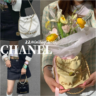 CHANE L/ กระเป๋าถือ CHANEL 22 Mini bag / Classic