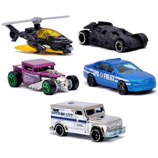 The Dark Knight Batman 5 Pack 1:64 Diecast Cars Batcopter 1:64 (Hot Wheels)