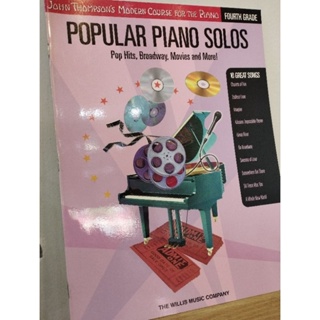 JOHN THOMPSON MODERN COUSE POPULAR PIANO SOLOS FOURTH GRADE/884088052461