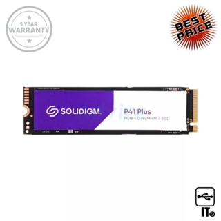 1 TB SSD M.2 PCIe 4.0 SOLIDIGM P41 PLUS (SSDPFKNU010TZX1) ฮาร์ดดิส ฮาร์ดดิสก์ ฮาร์ดดิสก์ ประกัน 5Y