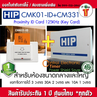 HIP CMK01 และ CM331 สวิทซ์ประหยัดไฟของ HIP รองรับโหลด 3 วงจร…