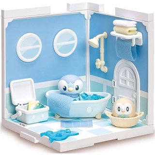 Pokemon Poke Piece House Bathroom Piplup &amp; Mokuro